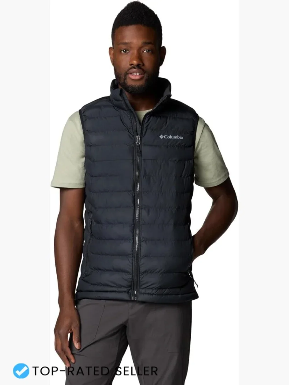 Men's Insulated Vest Omni-Heat Thermal Reflective Outdoor Active Fit Puffer